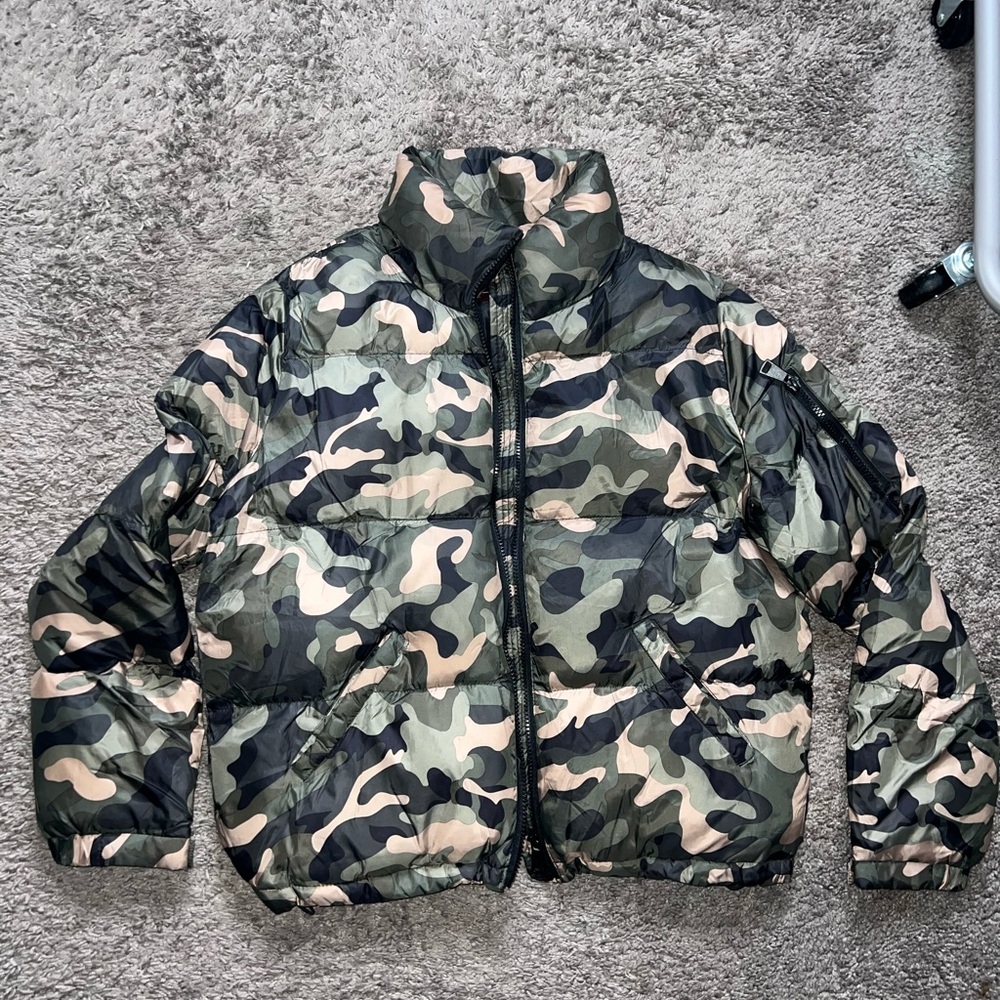 Camouflage Puffer Jacket